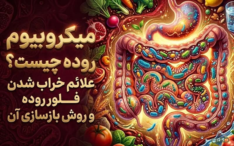 میکروبیوم روده چیست؟ علائم خراب شدن فلور روده و روش بازسازی آن
