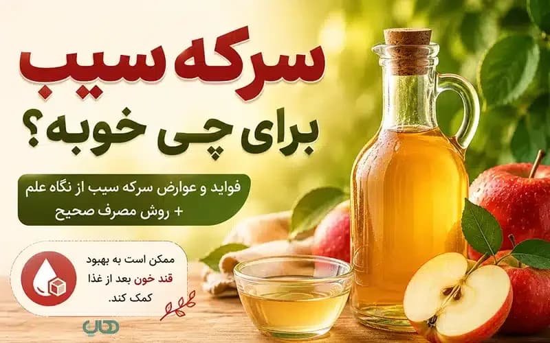 سرکه سیب برای چی خوبه؟ فواید و عوارض سرکه سیب از نگاه علم + روش مصرف صحیح