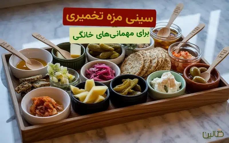 سینی مزه تخمیری برای مهمانی های خانگی