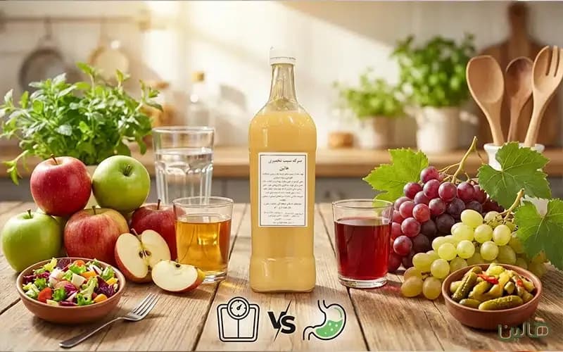 مقایسه سرکه سیب و سرکه انگور؛ کدام برای سلامت بدن و معده بهتر است؟